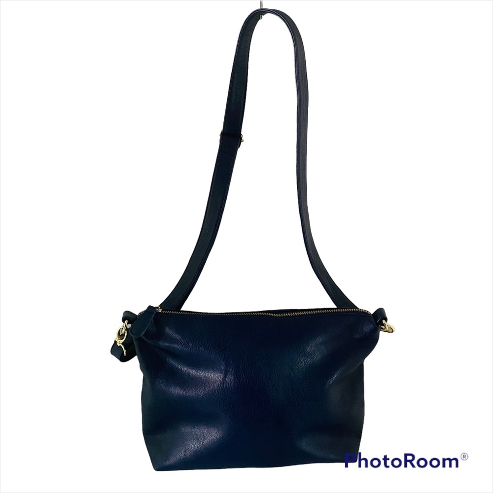 Steve Madden Crossbody Handbag Women Blue Faux Leather Lined Purse Shoulder Bag